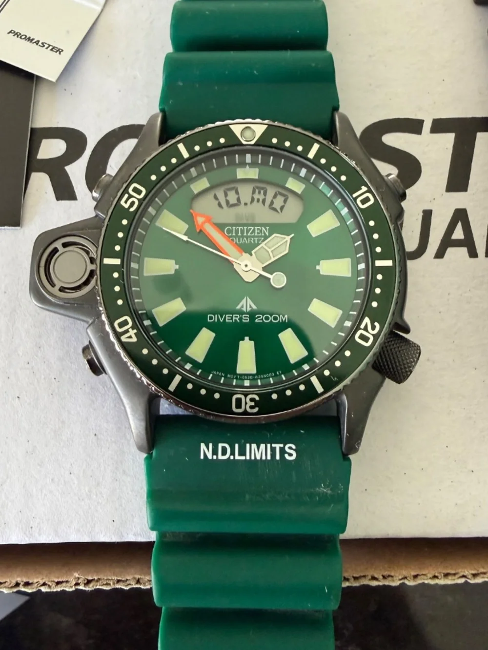 Citizen Aqualand Dial Green Limited Edition - JP2007-17X